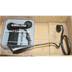 KIRKLAND RABBIT CORK SCREW WITH FOIL CUTTER WITH