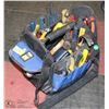 Image 1 : BLUE/BLACK POWER FIST TOOL BAG WITH TOOLS