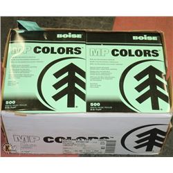 CASE OF GREEN  COPY PAPER