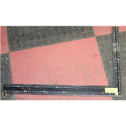 4 ASSORTED METAL CARPENTER SQUARES