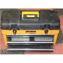 HALFORDS PROFESSIONAL YELLOW/BLACK TOOL BOX