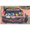Image 1 : RED /BLACK HUSKY TOOL BAG WITH TOOLS