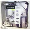 Image 1 : MADISON PARK 7PC QUEEN ,PURPLE FORAL COMFORTER SET