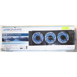 BIONAIRE ADJUSTABLE 3 SPEED WINDOW FAN