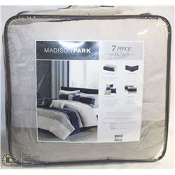 MADISON PARK 7PC CLARK KING COMFORTER SET