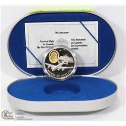 LANCASTER $20 CANADIAN 1 TROY OUNCE STERLING