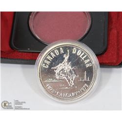 RCM 1875-1975 CALGARY SILVER DOLLAR.