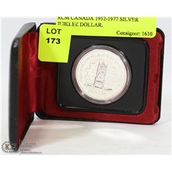 RCM CANADA 1952-1977 SILVER JUBILEE DOLLAR.