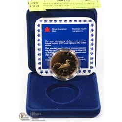 RCM 1987 COMMEMORATING FIRST YEAR ISSUE DOLLAR.