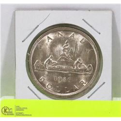 1936 KING GEORGE V CANADIAN SILVER DOLLAR