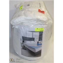 SERTA 3" GEL MEMORY FOAM TOPPER,QUEEN