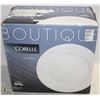 Image 1 : BOUTIQUE CORELLE 16PC SWEPT DESIGN DINNERWARE