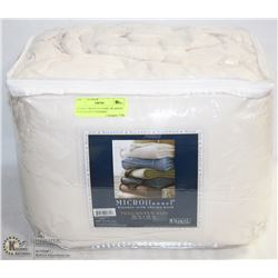 SHAVEL MICRO-FLANNEL BLANKET WITH SHERPA BACKING