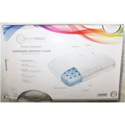 SENSORPEDIC MEMORY FOAM GUSSETED BED PILLOW