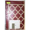 Image 1 : BUNDLE OF 2 LAWSON HOME TRENDS RUGS, RED & TAN