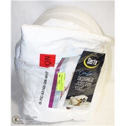 QUEEN SERTA 2.5" GEL INFUSED MEMORY FOAM TOPPER &