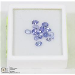 38) ASSORTED GENUINE TANZANITE GEMSTONES