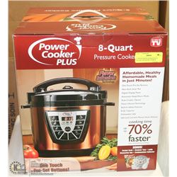 COPPER POWER COOKER PLUS 8QUART PRESSURE COOKER