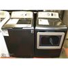 Image 1 : GE STEEL GREY 5.3CU FT STAINLESS STEEL WASHER AND