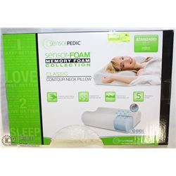 SENSORPEDIC MEMORY FOAM CONTOUR NECK PILLOW