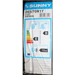 4 NEW SUNNY 115T TIRES SIZE 265/70/R17 B