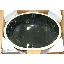 NEW BLACK UNDERMOUNT SINK