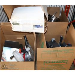 PALLET OF HOUSEHOLD MISC TOOLS AND MORE