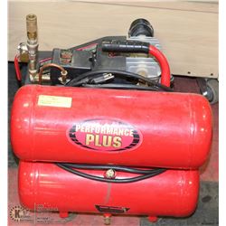 PERFORMANCE PLUS  2HP TWIN TANK AIR COMPRESSOR