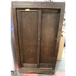 WOOD ARMOIRE 36"X66".