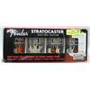 Image 1 : LOT OF 4 FENDER STRATOCASTER GUITAR PINT GLASSES