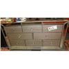 Image 1 : NEW GREY MIRRORED 8 DRAWER DRESSER