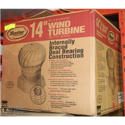 NEW MASTER FLOW 14” ALUMINUM WIND TURBINE