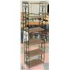 Image 1 : 6 TIER METAL SHELF 17 X 9 X 58