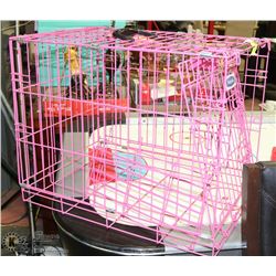NEW PINK PETMATE DOG KENNEL FOR SMALL
