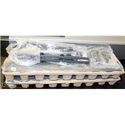 PAIR OF METAL TV WALL MOUNTS