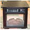 Image 1 : DIGITAL FIREPLACE STYLE CABINET HEATER WITH FLAME