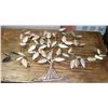 Image 1 : METAL TREE WALL DECOR - (23"H X 37"L)