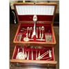 Image 1 : ESTATE 76-PC SILVER PLATED FLATWARE SET