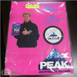 16X12 GRETZKY PEAK ANTIFREEZE AD.