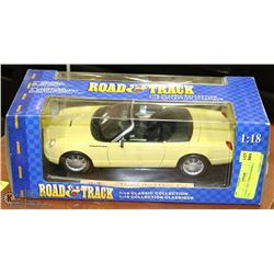 1:18 DIE CAST THUNDERBIRD SHOW CAR.