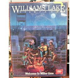 FRAMED WILLIAMS LAKE FRAMED STAMPEDE POSTER