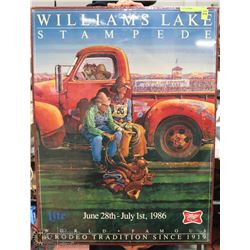 FRAMED WILLIAMS LAKE FRAMED POSTER JUNE28-