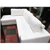 Image 1 : NEW WHITE LEATHERETTE 100"X67" CHAISE LOUNGE