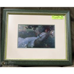 PROF FRAMED & MATTED MUSEUM GLASS  A LOVE