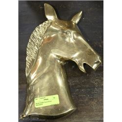 BRASS HORSE HEAD WALL ORNAMENT