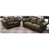 Image 1 : NEW 2 TONED NAILHEAD 93" FLORAL BOREALIS PATTERN