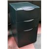Image 1 : WOOD LOCKABLE 3 DRAWER FILE CABINET