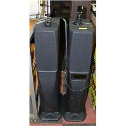 2 SONY THEATER SPEAKERS, DOLBY SURROUND PRO LOGIC