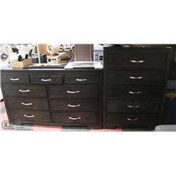 SHOWHOME 9 DRAWER DRESSER WITH MATCHING 5