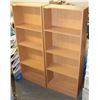 Image 1 : PAIR OF 5' BOOKSHELVES